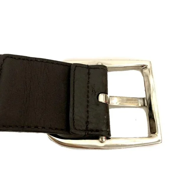 EGA GUCCI GG Logo Canvas Leather 85cm Belt Beige/2BH0259 - Picture 6 of 8